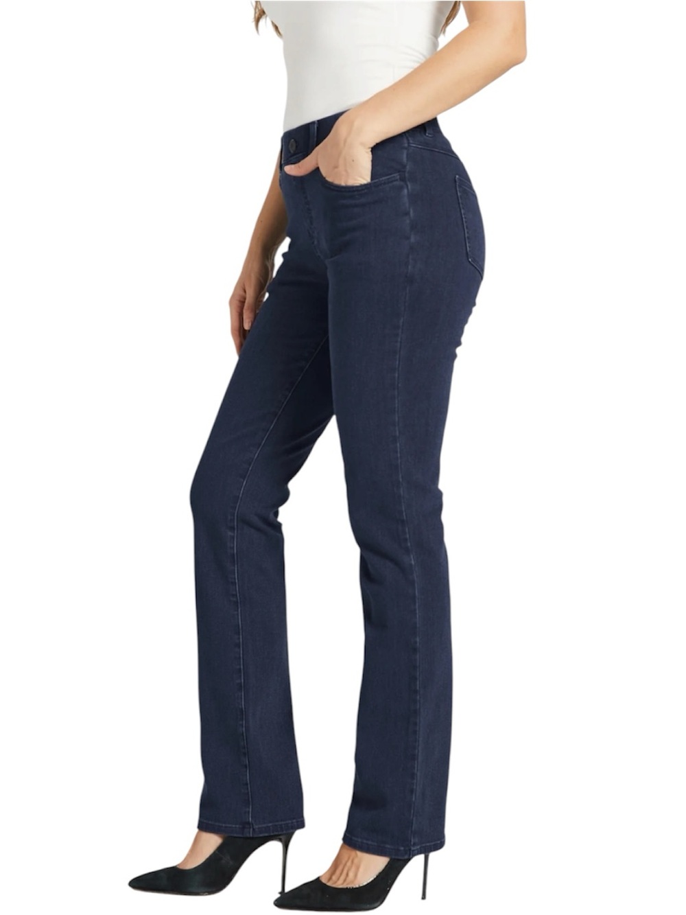BETABRAND Straight Leg Four Pocket Jeans Women’s Size Large